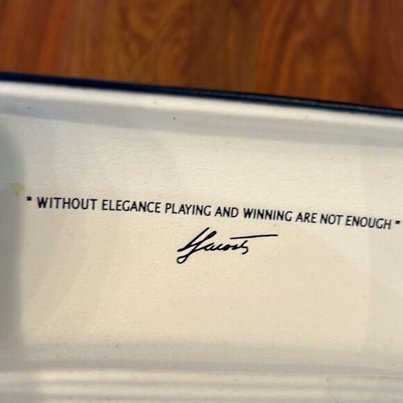 Lacoste navy blue hard eyeglass, sunglass case - Picture 4 of 6